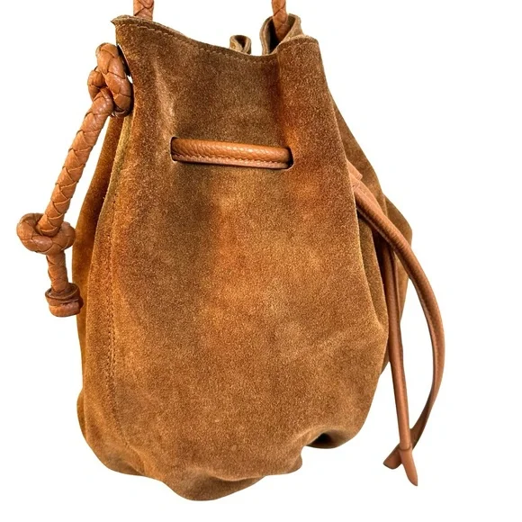 Zara Suede Bucket Bag - Picture 3 of 9